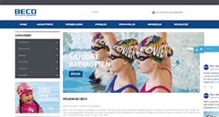 Desktop Screenshot of becosport.nl
